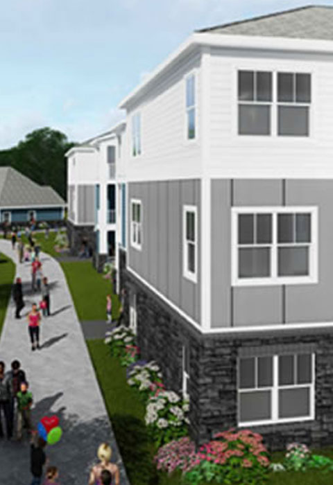Davidson's Landing is a proposed 115 unit, Workforce Housing Development, including 2 and 3-bedroom garden apartments. The estimated development cost is $23 million. The units will be leased to working households, with rents ranging between $875 - $975 per month.